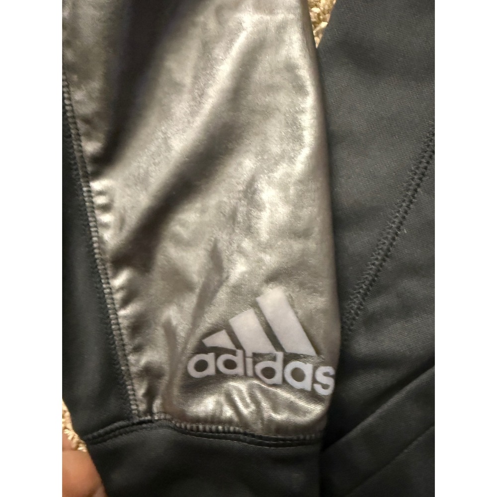 Adidas‎ Tracksuit John Wall Full Zip Hoodie Mens Small Black Silver AC0271 EE26 - Picture 2 of 7